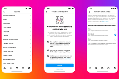 Instagram has changed its sensitive content filter
